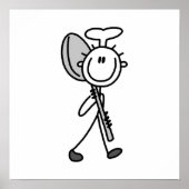 Koch mit Löffel Poster (Vorne)