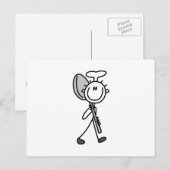 Koch Mit Löffel Postkarte (Vorne/Hinten)