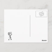 Koch Mit Löffel Postkarte (Rückseite)
