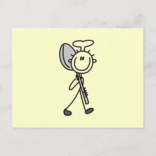 Koch Mit Löffel Postkarte (Vorderseite)
