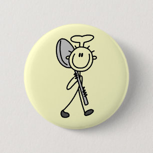 Koch mit Löffel T-Shirts und Geschenke Button