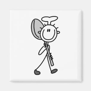 Koch mit Löffel T-Shirts und Geschenke Magnet