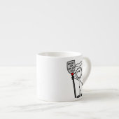 Koch mit Pfanne Espressotasse (Vorderseite Rechts)