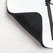 Koch mit Pfanne Mousepad (Ecke)