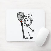Koch mit Pfanne Mousepad (Mit Mouse)