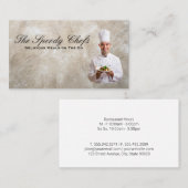 Koch mit plattiertem Futter Visitenkarte (Vorne/Hinten)