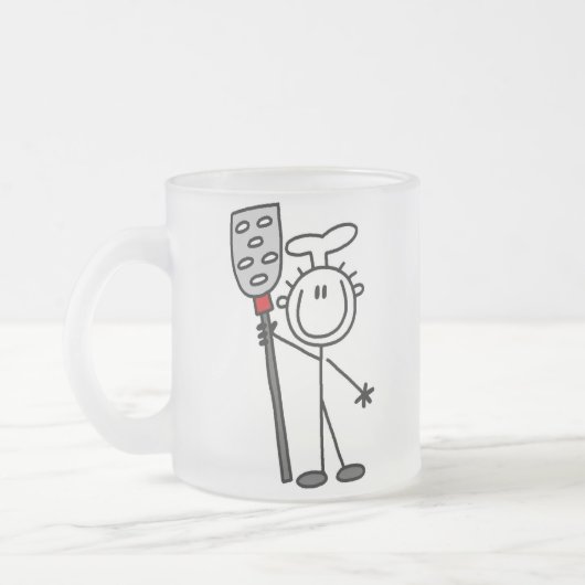 Koch mit Spachtel Mattglastasse (Links)