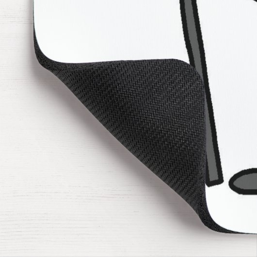 Koch mit Spachtel Mousepad (Ecke)