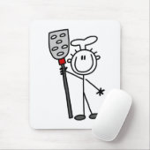 Koch mit Spachtel Mousepad (Mit Mouse)