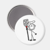 Koch mit Spatula Magnet (Vorderseite/Rückseite)