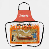 Koch mit St. Lawrence All-Over Print Apron Schürze (Vorderseite)