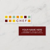 KOCH (Mod-Quadrate) Mini Visitenkarte (Vorne/Hinten)