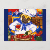 Koch Mops Postkarte (Vorderseite)