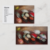 Koch - Nahrung - oh, aß ich Sushi gestern Abend Visitenkarte (Vorne/Hinten)