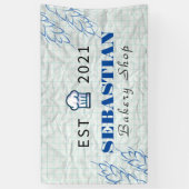 Koch Name Bakery Shop Logo Banner (Vertikal)