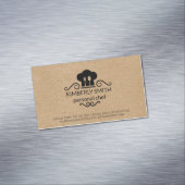 Koch | Natürlich Magnetische Visitenkarte (Beispiel)