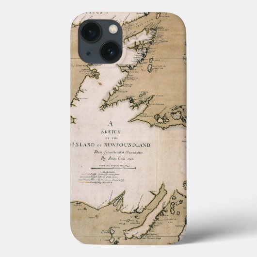 KOCH: NEUFUNDLAND, 1763 Case-Mate iPhone HÜLLE (Rückseite)