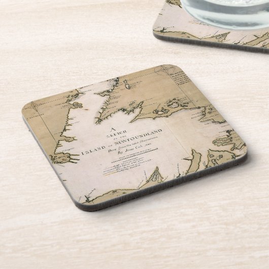 KOCH: NEUFUNDLAND, 1763 UNTERSETZER (Linke Seite)