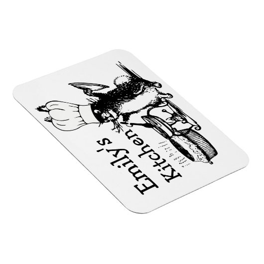 Koch Niedlich Bunny Magnet (Rechte Seite)