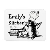 Koch Niedlich Bunny Magnet (Horizontal)