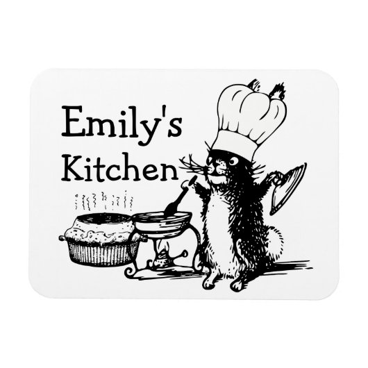 Koch Niedlich Bunny Magnet (Horizontal)