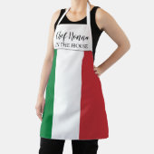 Koch Nonna Italy Flag All-over Print-Schürze Schürze (InSitu)