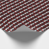 Koch Nutcracker-Muster Geschenkpapier (Ecke)