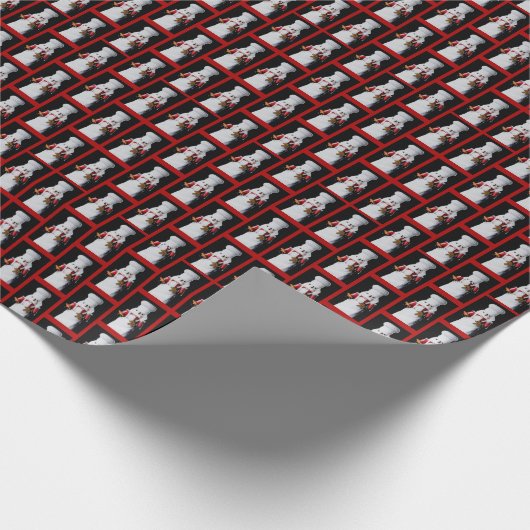 Koch Nutcracker-Muster Geschenkpapier (Ecke)