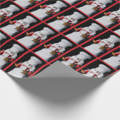 Koch Nutcracker-Muster Geschenkpapier (Ecke)