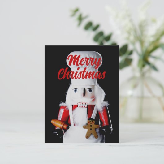 Koch Nutcracker Postkarte (Stehend Vorderseite)