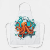 Koch Octopus Schürze (Vorderseite)
