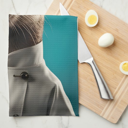 Koch Otter Geschirrtuch (Viertel Falte)