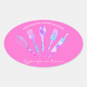 Koch Ovaler Aufkleber (Vorderseite)