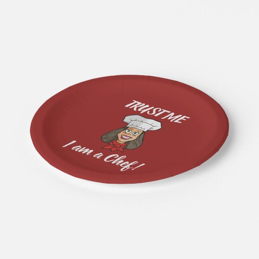 Koch Pappteller (Schrägansicht)