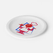 Koch Pappteller (Schrägansicht)