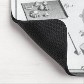 Koch, Pastetenbäcker, Lebensmittellieferant Mousepad (Ecke)