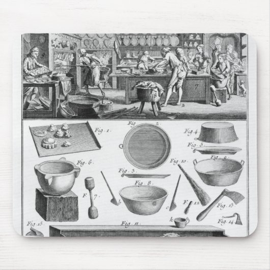 Koch, Pastetenbäcker, Lebensmittellieferant Mousepad (Vorne)