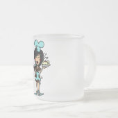 Koch Pastry - Black Hair T - Shirt and Gifts Mattglastasse (VorderseiteRechts)