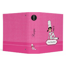 Koch Personaliized Rezept-Mappe mit Illustration