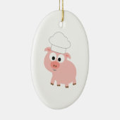 Koch Pig Keramik Ornament (Rechts)