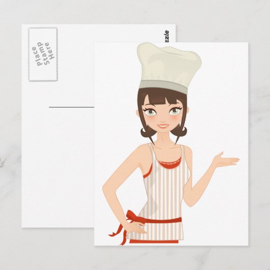 Koch Postkarte (Vorne/Hinten)