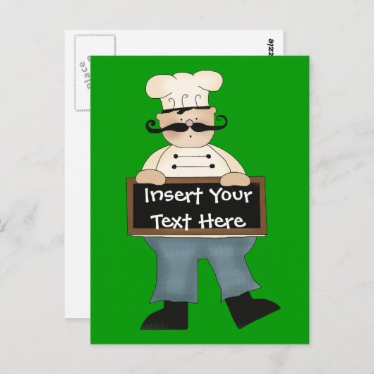 Koch Postkarte (Vorne/Hinten)