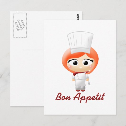 Koch Postkarte (Vorne/Hinten)