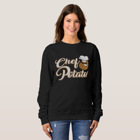 Koch Potato Kochen Sweatshirt (Vorne ganz)