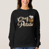 Koch Potato Kochen Sweatshirt (Vorderseite)