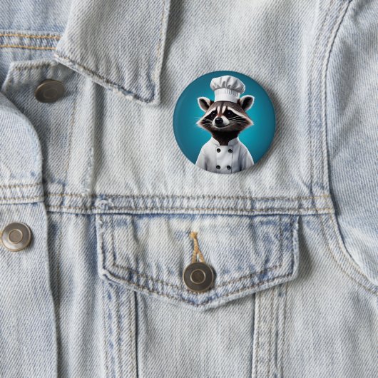 Koch Raccoon Button (Beispiel)