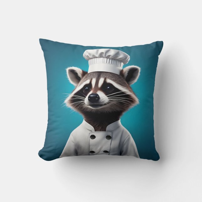 Koch Raccoon Kissen (Vorderseite)