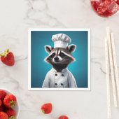 Koch Raccoon Serviette (Beispiel)