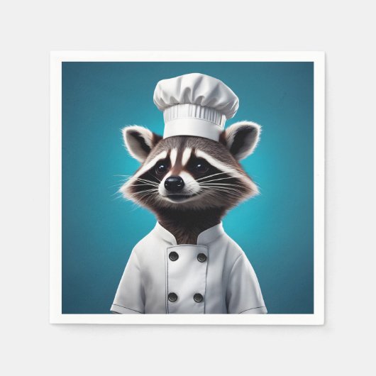 Koch Raccoon Serviette (Vorderseite)