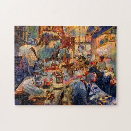 Koch-Rätsel Puzzle (Horizontal)